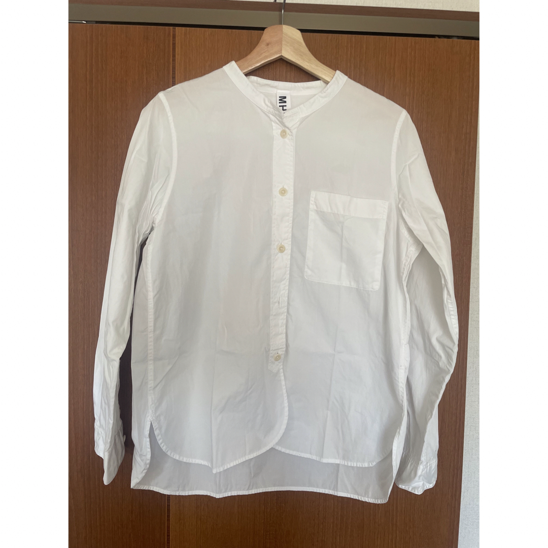 MHL.(エムエイチエル)のMHL. GARMENT DYE COTTON POPLIN  シャツ レディースのトップス(シャツ/ブラウス(長袖/七分))の商品写真