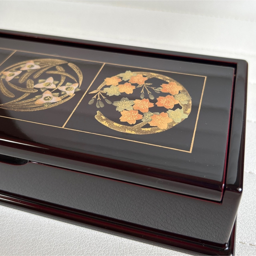 会津塗 金彩丸紋 小物入れ 蒔絵 漆塗り ペンケースの通販 by 会津塗 金彩丸紋 小物入れ 蒔絵 漆塗り ペンケースの通販 by