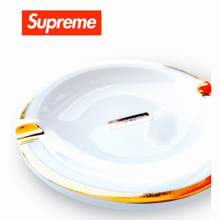 Supreme - Supreme／ Gold Trim Ceramic Ashtray 灰皿　