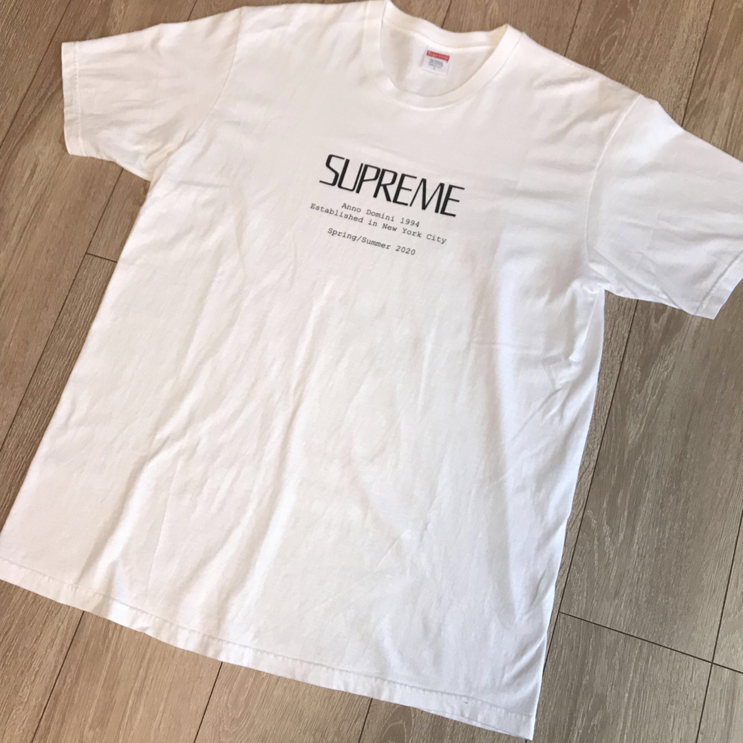 supreme 20ss anno domini tee M 白