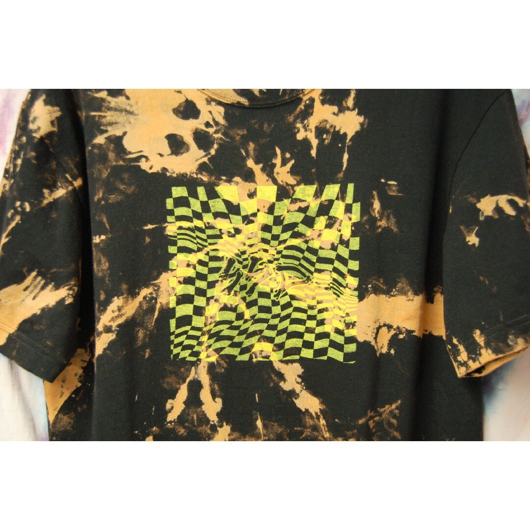 SSD checker warp タイダイブリーチ染めTshirt:L 3