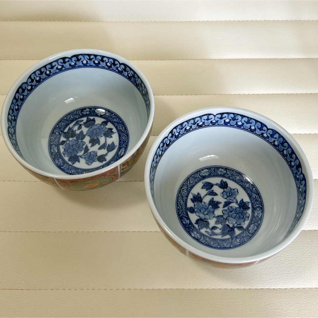 有田焼 吾山窯 金彩古伊万里 丼ぶり 2客セット どんぶり 和食器 中鉢 色絵 特選有田焼どんぶり二個セット