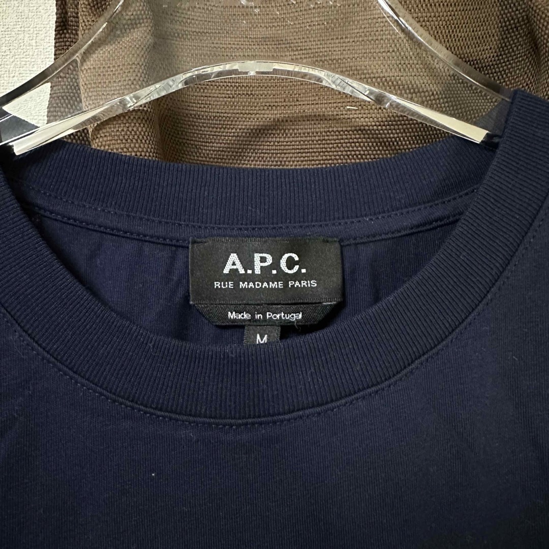 名古屋の直営路面店にて購入【正規品】A.P.C. Jeannot Tシャツ 23ss ネイビー