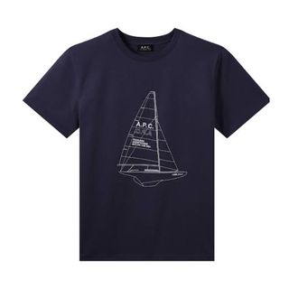 アーペーセー(A.P.C)の【正規品】A.P.C. Jeannot Tシャツ 23ss ネイビー(Tシャツ/カットソー(半袖/袖なし))