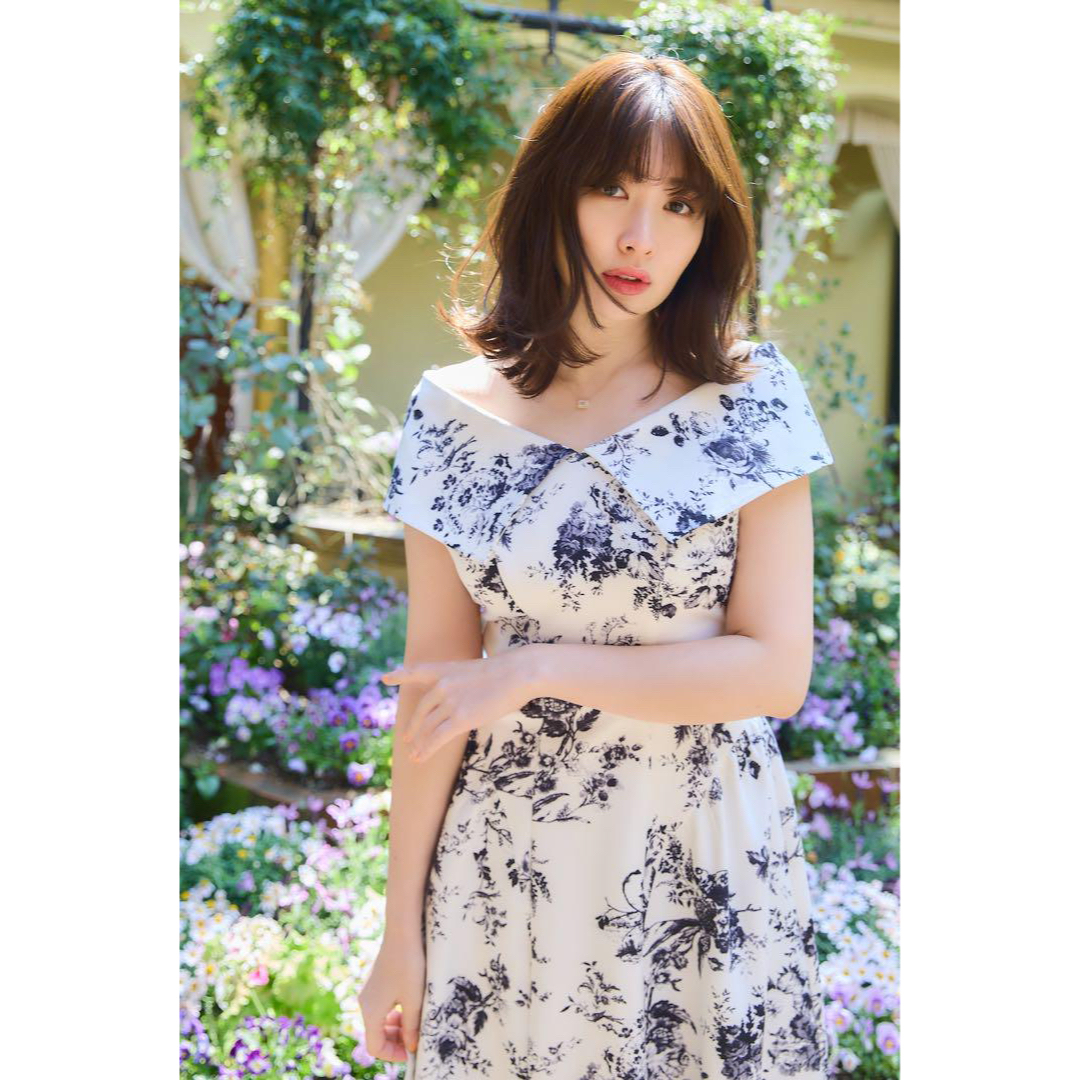 Her lip to(ハーリップトゥ)のHerlipto secret garden midi dress レディースのワンピース(ロングワンピース/マキシワンピース)の商品写真