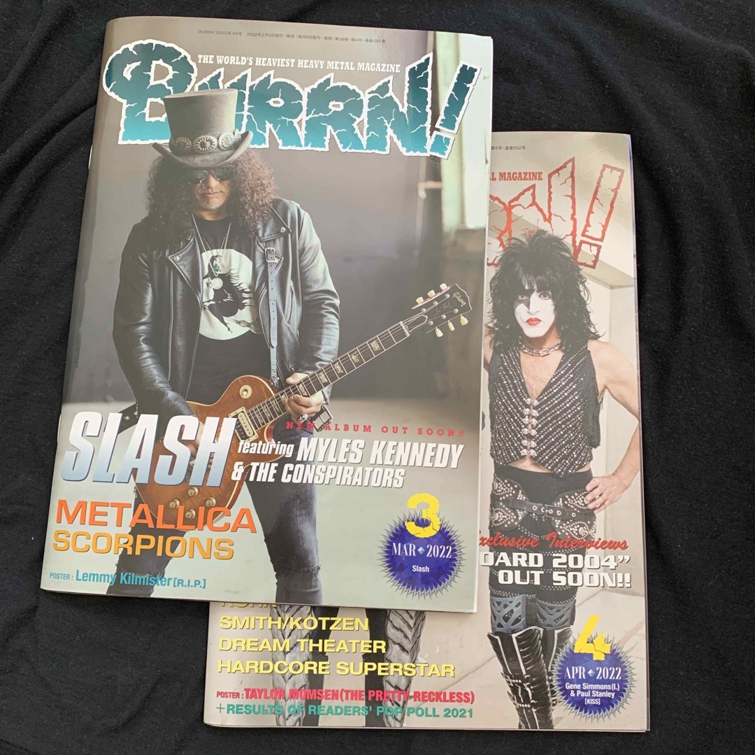 BURRN! (バーン) 2022年 3月号、4月号セット エンタメ/ホビーの雑誌(音楽/芸能)の商品写真