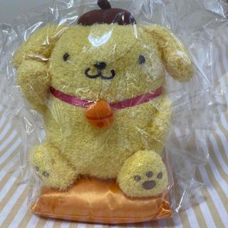 ポムポムプリン(ポムポムプリン)のポムポムプリン　招き猫　ぬいぐるみ(キャラクターグッズ)