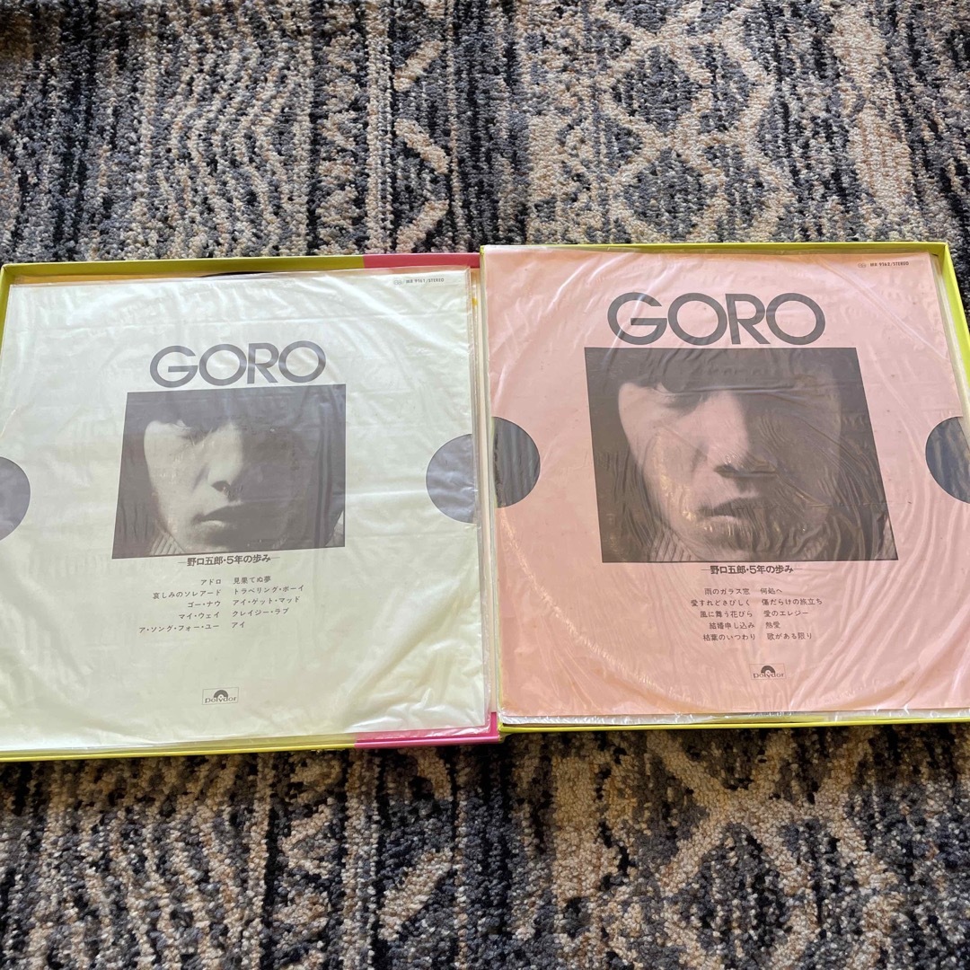 【美品!レア】GORO 野口五郎5年の歩み/LPレコード3枚組BOX/特別限定盤