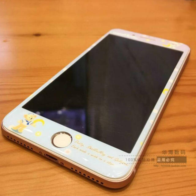 Disney(ディズニー)のiPhone7☆保護フィルム☆強化ガラス☆ダッフィー☆シェリーメイジェラートーニ スマホ/家電/カメラのスマホアクセサリー(保護フィルム)の商品写真