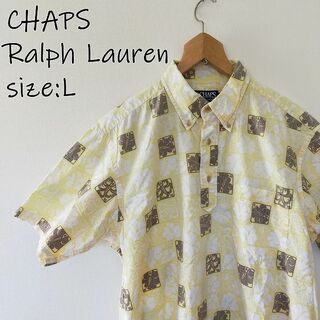 ラルフローレン(Ralph Lauren)の90s CHAPS Ralph Lauren 花柄/総柄 アロハシャツ(シャツ)