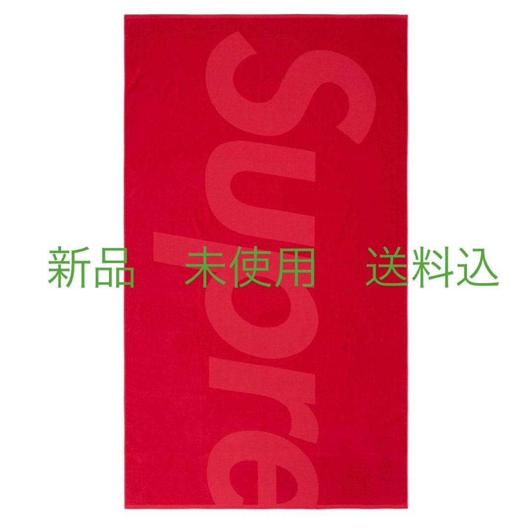 新品　未使用　Supreme Tonal Logo Towel "Red"シュプリーム