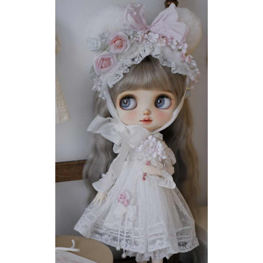 ブライス お洋服 アウトフィット 海外作家製 人形 花と綿と白砂糖 ブライス お洋服 アウトフィット 海外作家製 人形 花と綿と白砂糖