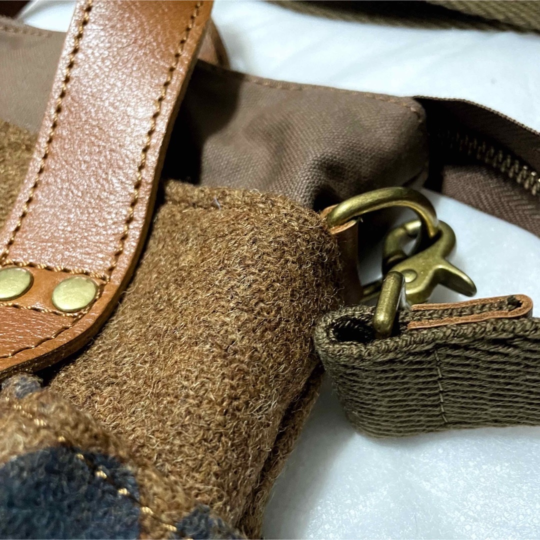 Harris Tweed(ハリスツイード)のHarris Tweed【美品】レオパード柄 2way ショルダー バッグ レディースのバッグ(ショルダーバッグ)の商品写真