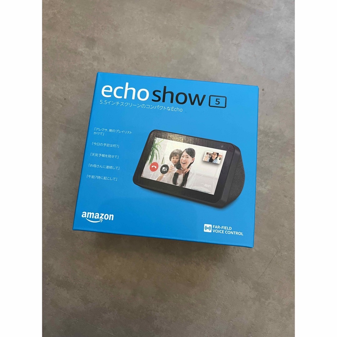 Amazon(アマゾン)の【新品】Amazon echo show5 エコーショー スマホ/家電/カメラのオーディオ機器(スピーカー)の商品写真