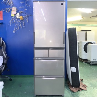 シャープ(SHARP)の⭐️SHARP⭐️冷凍冷蔵庫2022年412L自動製氷左右開き大阪市近郊配送無料(冷蔵庫)