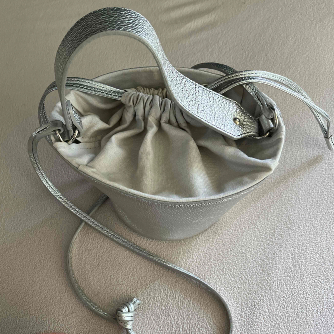 【Ayako bag】pottery bag silver アヤコバッグ