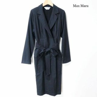 Max Mara - 美品 マックスマーラ ウエストリボン ロング丈 トレンチ