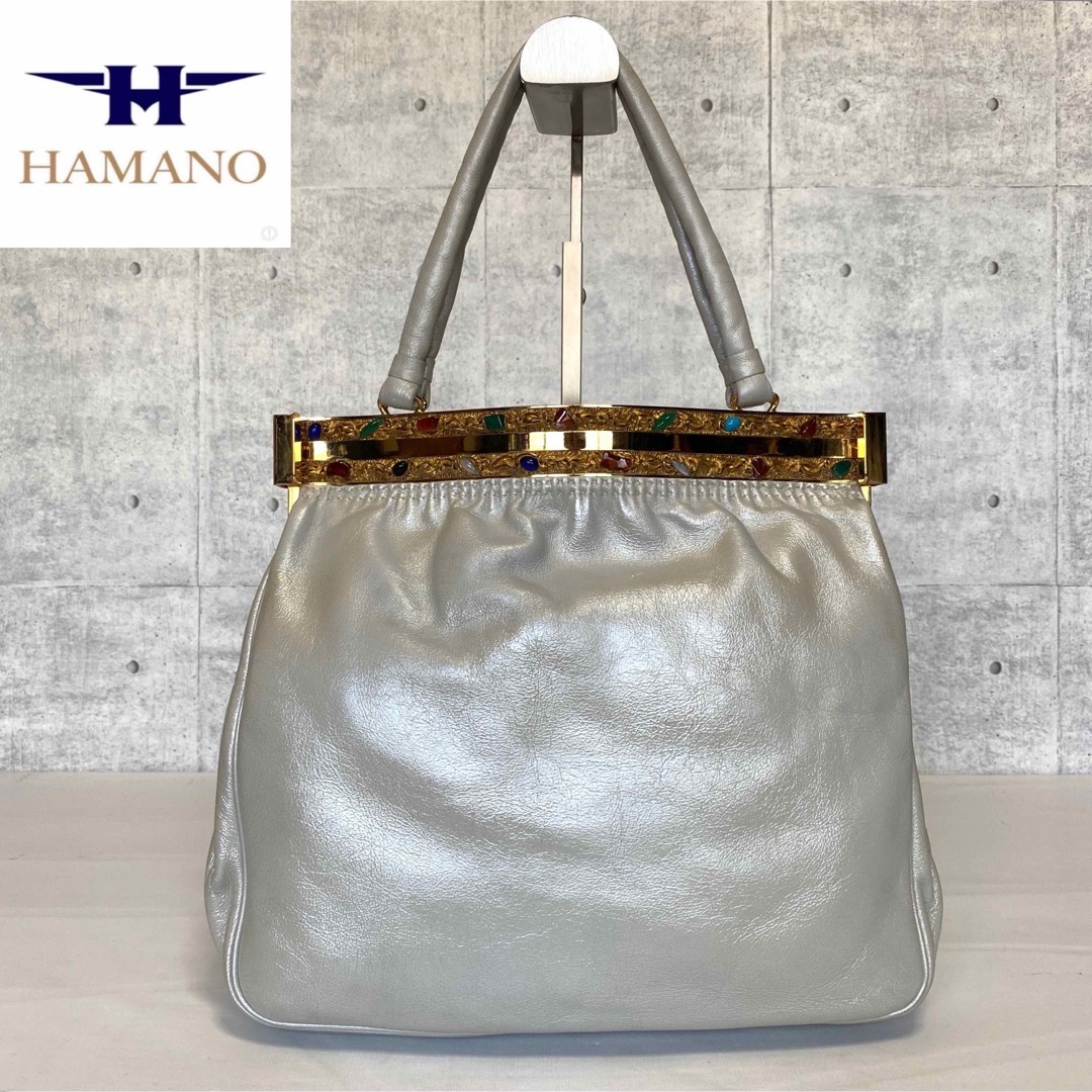 濱野皮革工藝/HAMANO - 【極美品】HAMANO サンピエトロ パールホワイト