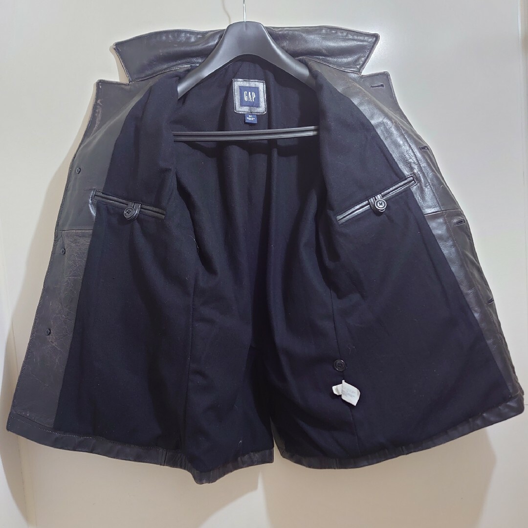 GAP(ギャップ)の★新品同様★GAP　ギャップM-65型レザージャケット　sizeＳ メンズのジャケット/アウター(レザージャケット)の商品写真