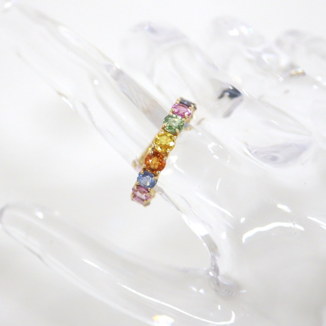 【Jewelry】K18YG マルチストーン リング 5.50ct 12号 3.2g/br1435hm レディースのアクセサリー(リング(指輪))の商品写真