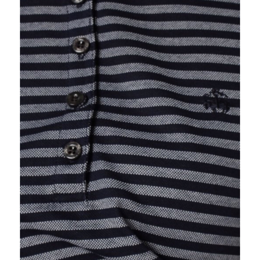 Brooks Brothers(ブルックスブラザース)のブルックスブラザーズ　コットンポリエステル　ボーダーポロシャツ 新品未使用　L レディースのトップス(ポロシャツ)の商品写真