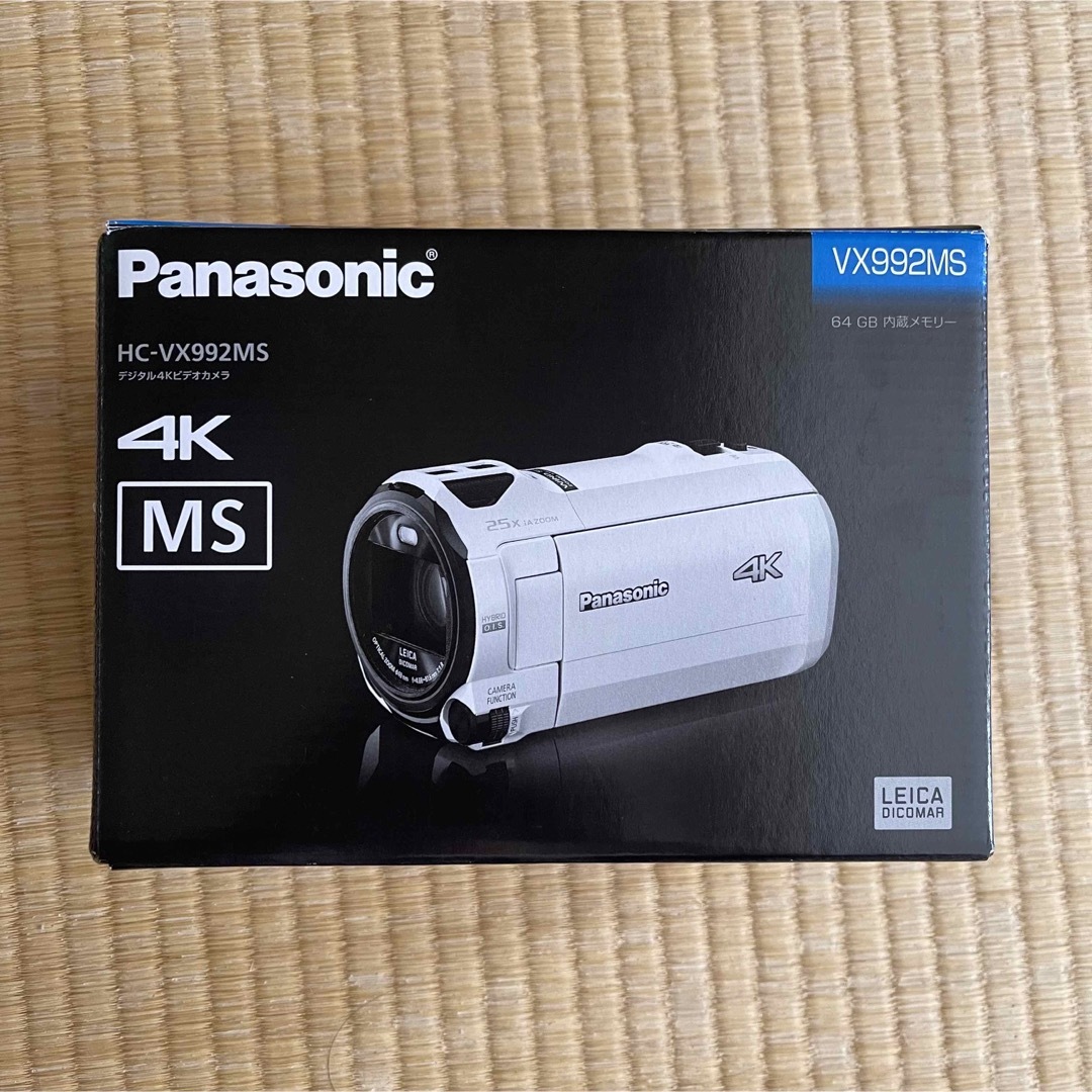 Panasonic(パナソニック)のPanasonic デジタル4Kビデオカメラ HC-VX992MS スマホ/家電/カメラのカメラ(ビデオカメラ)の商品写真