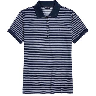 ブルックスブラザース(Brooks Brothers)のブルックスブラザーズ　コットンポリエステル　ボーダーポロシャツ 新品未使用　M(ポロシャツ)