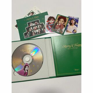 TWICE 【シール トレカ付き】 Merry＆Happy CD(K-POP/アジア)