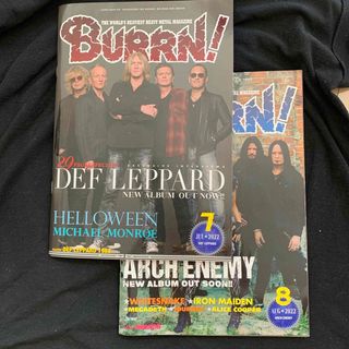 BURRN! (バーン) 2022年 7月号、8月号セット(音楽/芸能)