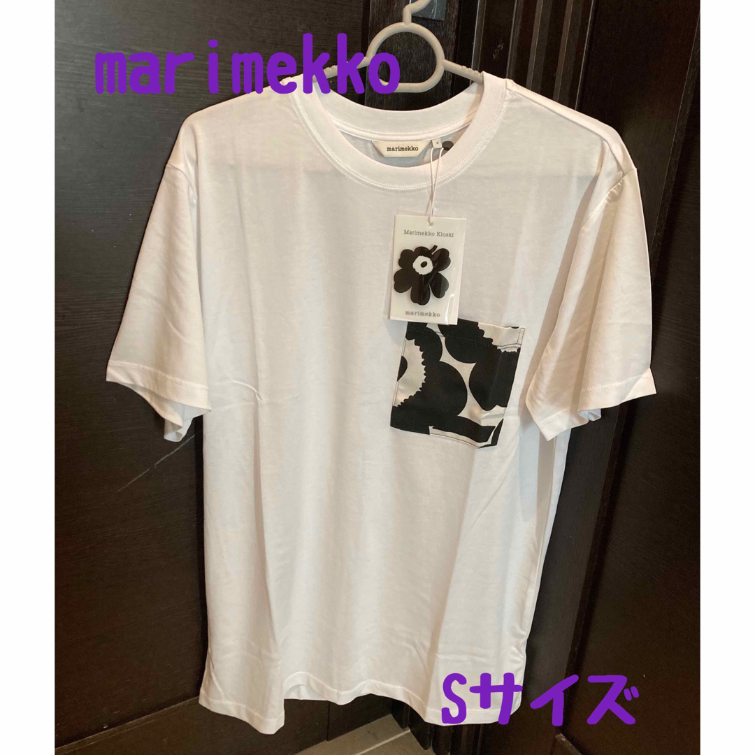 marimekko(マリメッコ)のmi様専用　　marimekko Tシャツ　Sサイズ　黒　ウニッコ　ブラック レディースのトップス(Tシャツ(半袖/袖なし))の商品写真