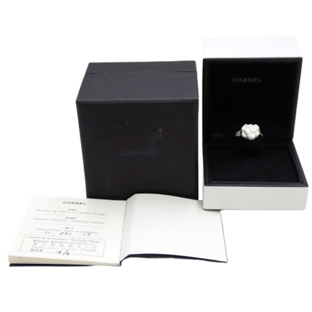 シャネルリング・指輪 カメリア コレクション ダイヤモンドリング K18 ホワイトゴールド WG シルバー銀 ホワイト白シロ 40802057101 5