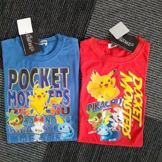 ポケットモンスター☆Tシャツ☆2枚セット☆140cm☆タグ付き新品(Tシャツ/カットソー)