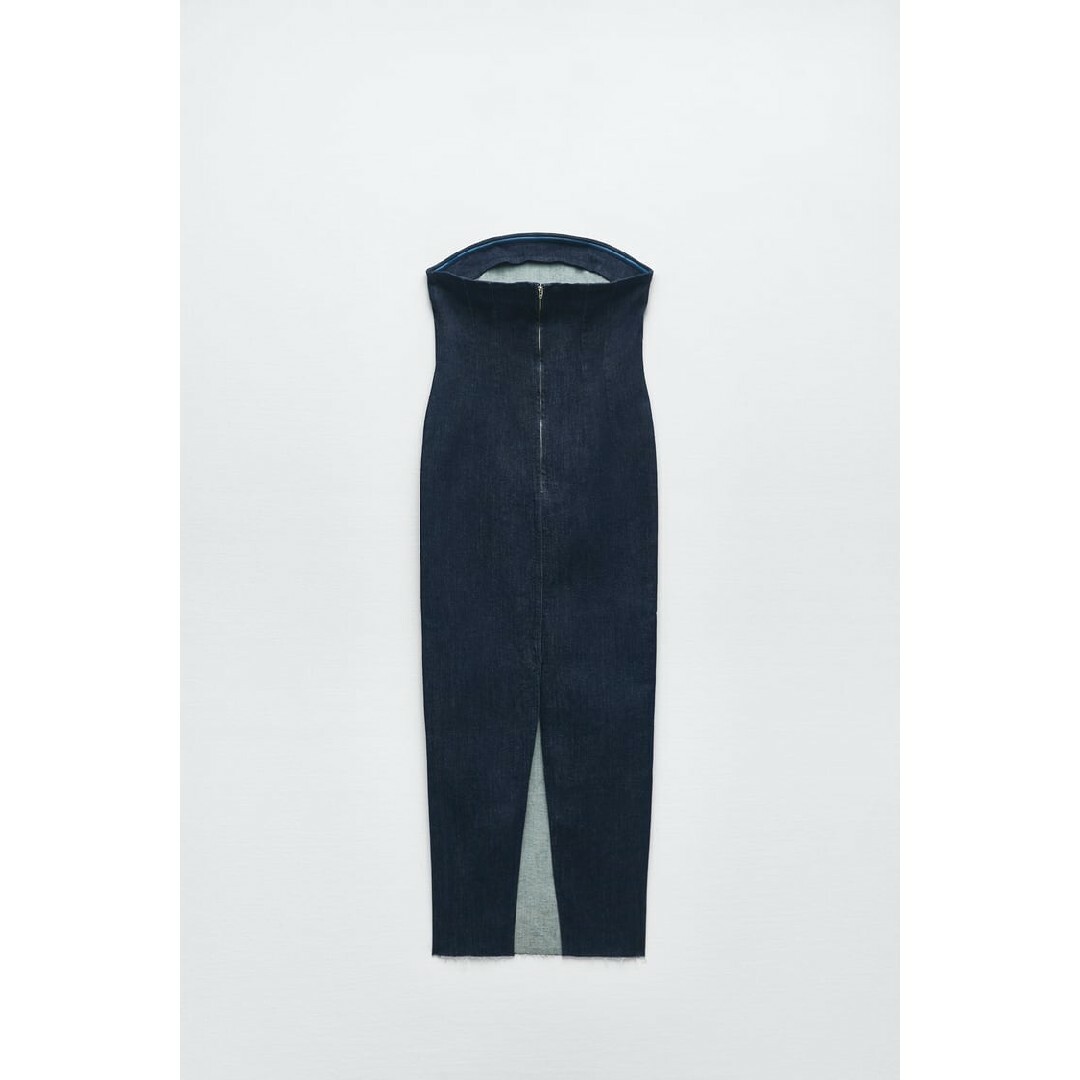 ZARA - ZARA ZW テーラード デニムワンピース Lサイズ デニムの ZARA - ZARA ZW テーラード デニムワンピース Lサイズ デニムの