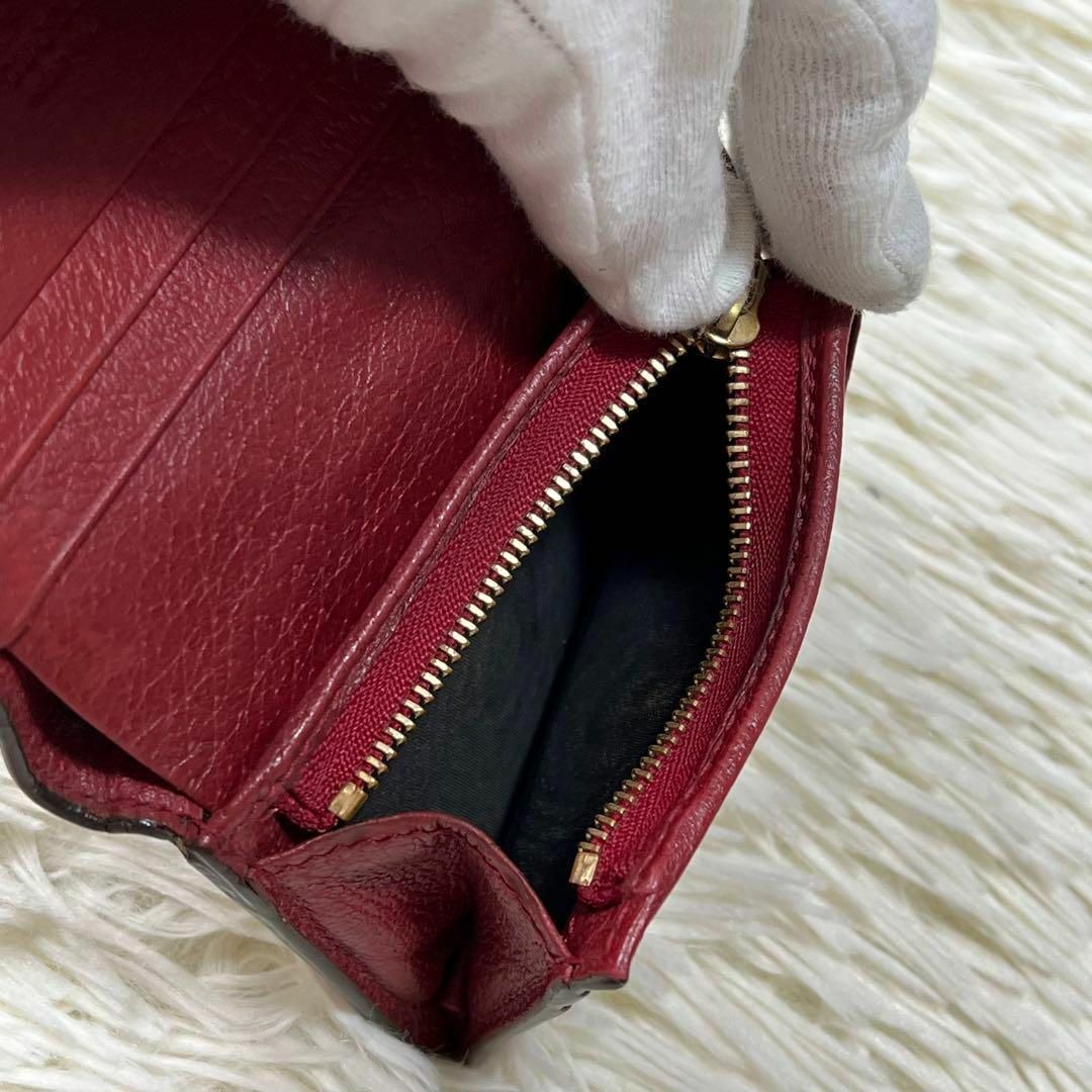 Gucci - 【極美品】グッチ 二つ折り財布 オフディア PVC フローラ