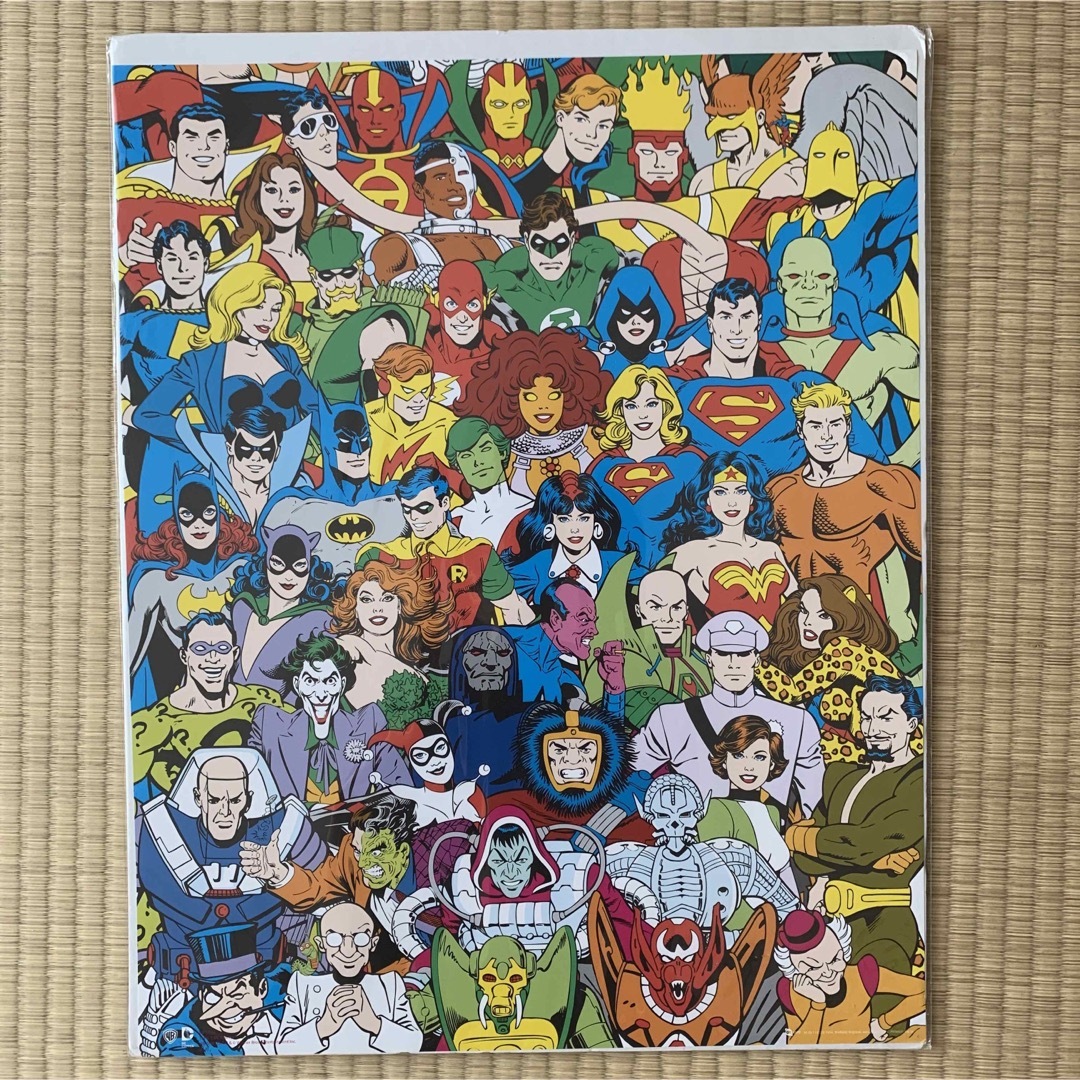 DC COMICS RETRO CAST POSTER frame set