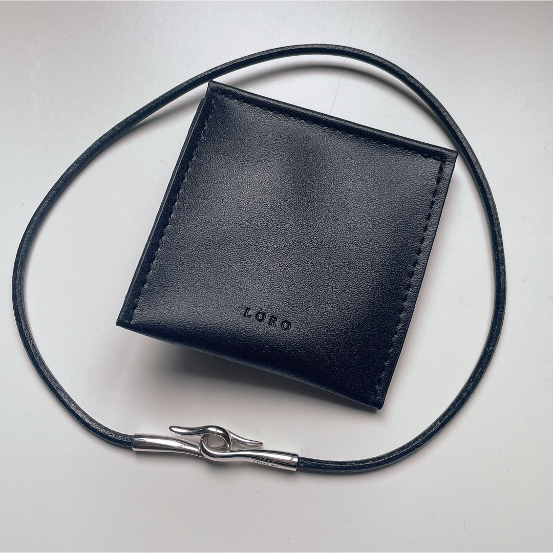 loro  01M leather necklace 01