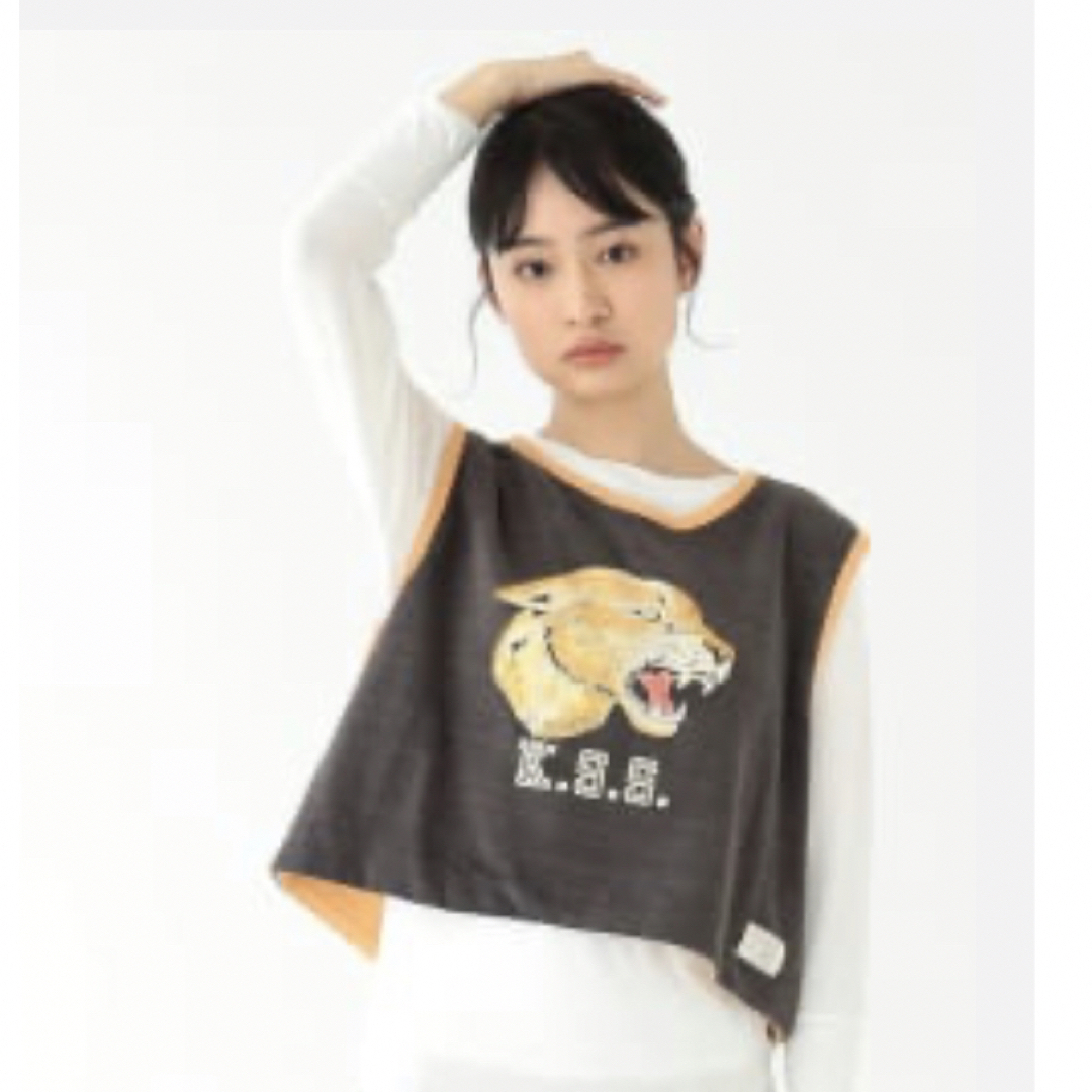 Tシャツ(半袖/袖なし)WAREHOUSE & CO×BEAMS BOY別注プリントリバーシブルTシャツ