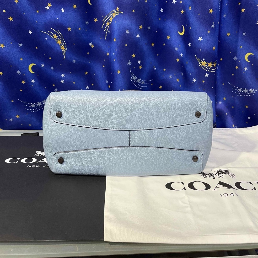 美品未使用 COACH ハドリー ホーボー ショルダー トート レザーバッグ