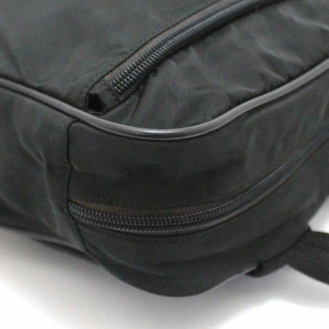 PRADA - プラダ バックパック 2WAYバッグ 黒 ナイロン 三角ロゴ 61746