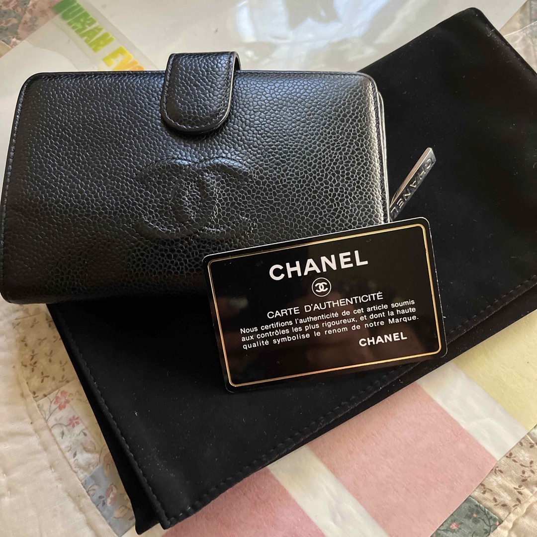 お値下不可‼️【未使用品‼️ファン必見‼️】CHANEL マトラッセ　ステッチ　財布