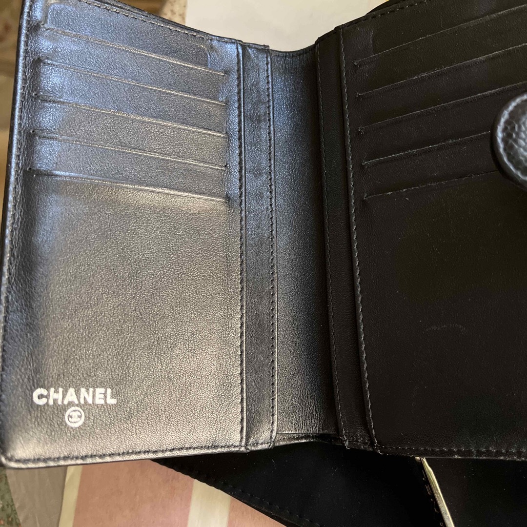 お値下不可‼️【未使用品‼️ファン必見‼️】CHANEL マトラッセ　ステッチ　財布