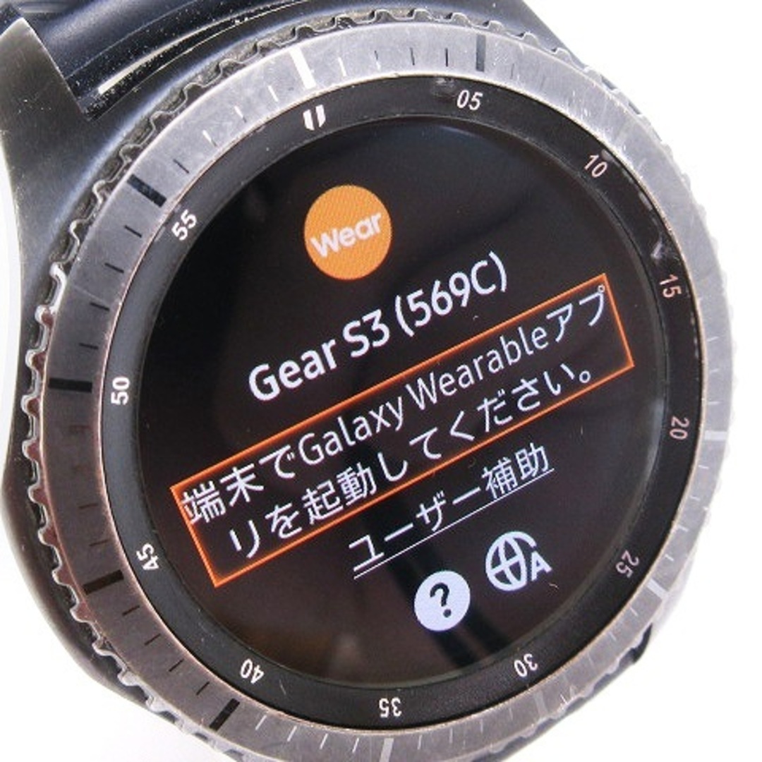 最安値
 可動品【Galaxy ギャラクシー ブラック/黒 [並行輸入品]- Gear GEAR S3 S3 Galaxy Gear Frontier FRONTIER スマートウォッチ S3 腕時計 黒 時計 2