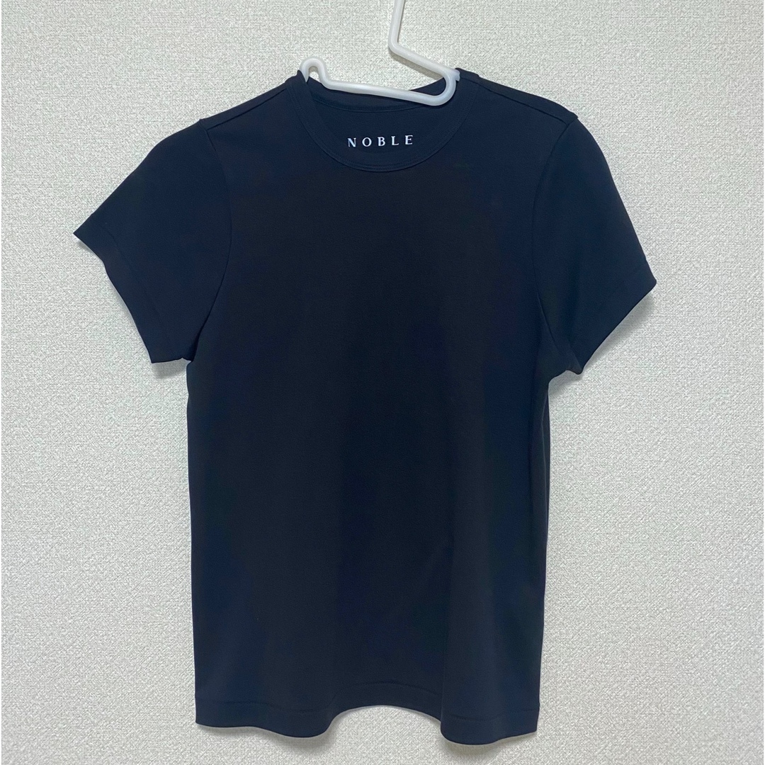 Noble(ノーブル)のスビンコットンスムースコンパクトＴシャツ 3 レディースのトップス(Tシャツ(半袖/袖なし))の商品写真