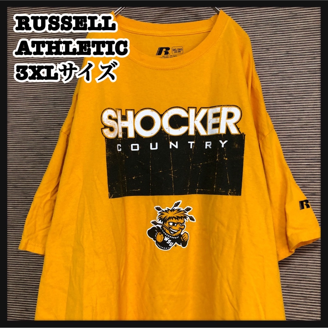 Russell Athletic - ラッセルアスレチック】半袖Tシャツカレッジロゴ ...