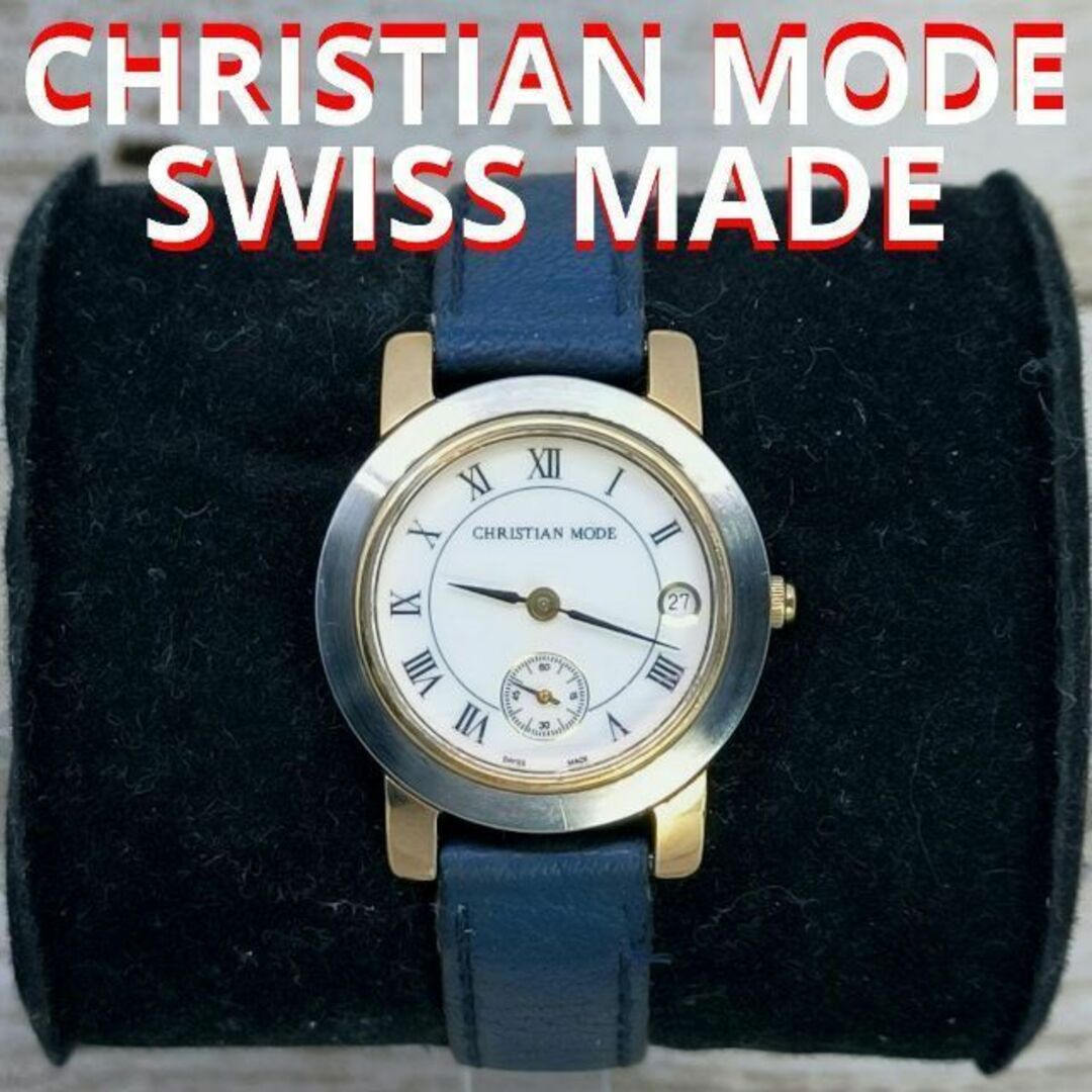 レア」 動作品 CHRISTIAN MODE 腕時計 レディース 定価4-