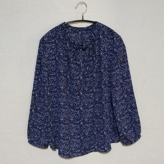 ロペピクニック(Rope' Picnic)の☆値下げ☆ロペピクニック　柄ブラウス　九分袖　40(シャツ/ブラウス(長袖/七分))