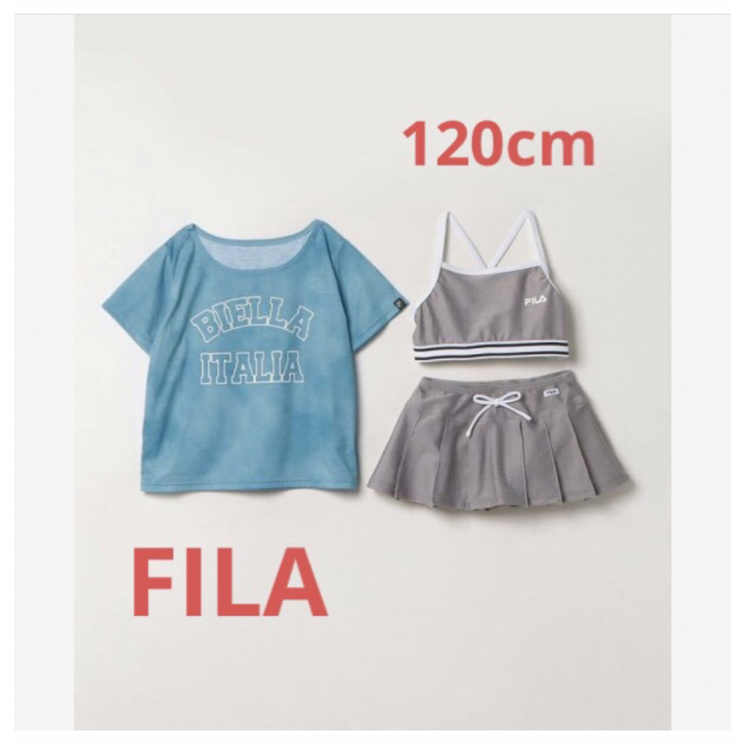 新品タグ付き　FILA フィラ 水着 セパレート 3点セット　120cm | フリマアプリ ラクマ