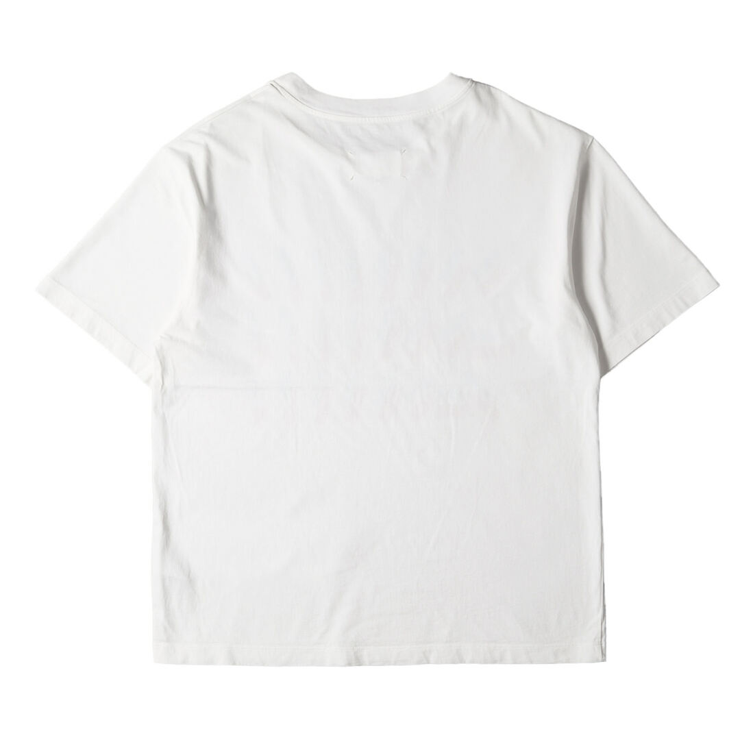 Maison Martin Margiela メゾンマルタンマルジェラ Tシャツ サイズ：40 21SS テープカレンダータグ ロゴグラフィック クルーネック Tシャツ S29GC0297 S23935 オーバーサイズ ホワイト 白 トップス カットソー 半袖  【メンズ】