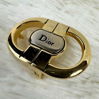 クリスチャンディオール(Christian Dior)の【美品】Christian Dior ベルト  バックル  ゴールド イタリア製(ベルト)