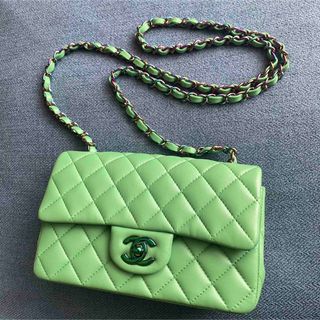 シャネル(CHANEL)のCHANEL♡マトラッセ グリーン (ショルダーバッグ)